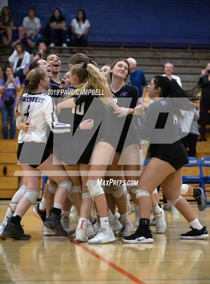 Thumbnail 1 in Northwest Christian vs Snowflake (AIA D3 Semifinal) photogallery.