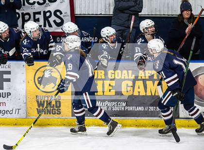 Thumbnail 1 in Yarmouth/Freeport vs. Cheverus/Kennebunk/OldOrchard/Windham (MPA State Final) photogallery.