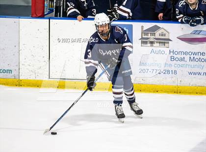 Thumbnail 1 in Yarmouth/Freeport vs. Cheverus/Kennebunk/OldOrchard/Windham (MPA State Final) photogallery.