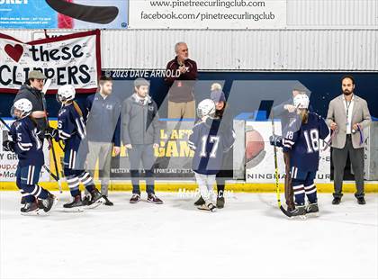 Thumbnail 3 in Yarmouth/Freeport vs. Cheverus/Kennebunk/OldOrchard/Windham (MPA State Final) photogallery.