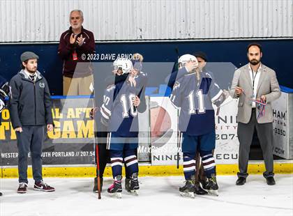 Thumbnail 3 in Yarmouth/Freeport vs. Cheverus/Kennebunk/OldOrchard/Windham (MPA State Final) photogallery.