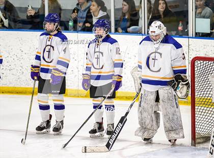 Thumbnail 1 in Yarmouth/Freeport vs. Cheverus/Kennebunk/OldOrchard/Windham (MPA State Final) photogallery.