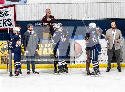 Thumbnail 1 in Yarmouth/Freeport vs. Cheverus/Kennebunk/OldOrchard/Windham (MPA State Final) photogallery.