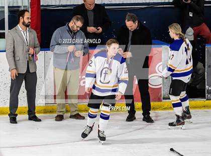 Thumbnail 3 in Yarmouth/Freeport vs. Cheverus/Kennebunk/OldOrchard/Windham (MPA State Final) photogallery.