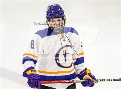 Thumbnail 3 in Yarmouth/Freeport vs. Cheverus/Kennebunk/OldOrchard/Windham (MPA State Final) photogallery.