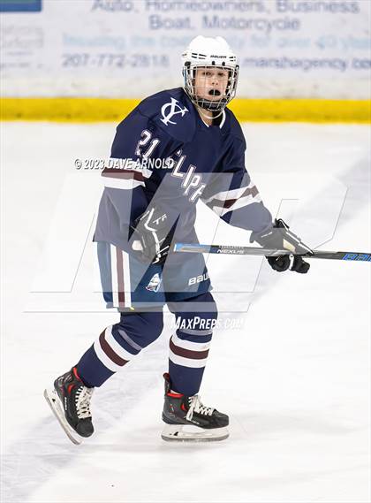 Thumbnail 1 in Yarmouth/Freeport vs. Cheverus/Kennebunk/OldOrchard/Windham (MPA State Final) photogallery.