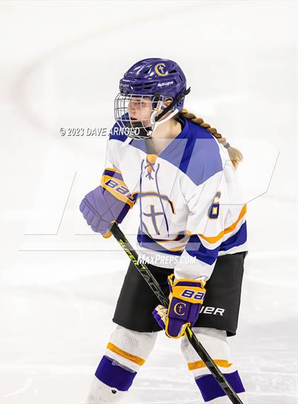 Thumbnail 1 in Yarmouth/Freeport vs. Cheverus/Kennebunk/OldOrchard/Windham (MPA State Final) photogallery.