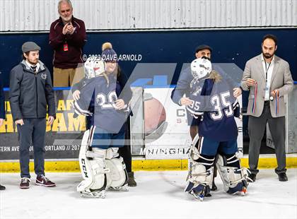 Thumbnail 1 in Yarmouth/Freeport vs. Cheverus/Kennebunk/OldOrchard/Windham (MPA State Final) photogallery.
