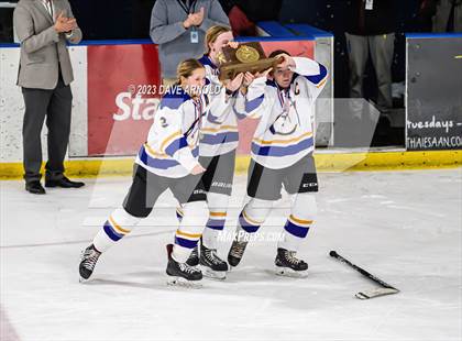 Thumbnail 3 in Yarmouth/Freeport vs. Cheverus/Kennebunk/OldOrchard/Windham (MPA State Final) photogallery.