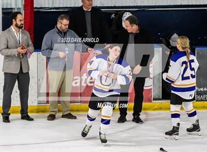 Thumbnail 3 in Yarmouth/Freeport vs. Cheverus/Kennebunk/OldOrchard/Windham (MPA State Final) photogallery.