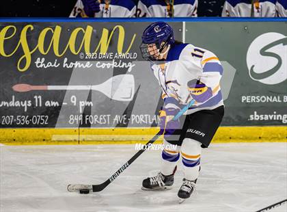 Thumbnail 2 in Yarmouth/Freeport vs. Cheverus/Kennebunk/OldOrchard/Windham (MPA State Final) photogallery.