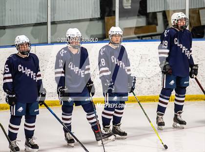 Thumbnail 1 in Yarmouth/Freeport vs. Cheverus/Kennebunk/OldOrchard/Windham (MPA State Final) photogallery.