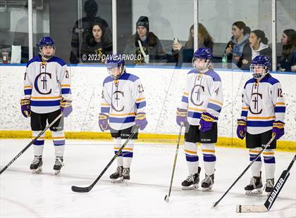 Thumbnail 3 in Yarmouth/Freeport vs. Cheverus/Kennebunk/OldOrchard/Windham (MPA State Final) photogallery.