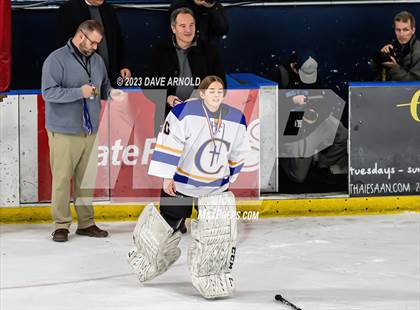 Thumbnail 3 in Yarmouth/Freeport vs. Cheverus/Kennebunk/OldOrchard/Windham (MPA State Final) photogallery.