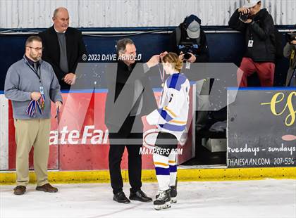 Thumbnail 1 in Yarmouth/Freeport vs. Cheverus/Kennebunk/OldOrchard/Windham (MPA State Final) photogallery.