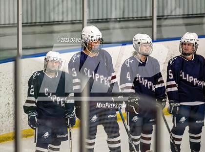 Thumbnail 3 in Yarmouth/Freeport vs. Cheverus/Kennebunk/OldOrchard/Windham (MPA State Final) photogallery.