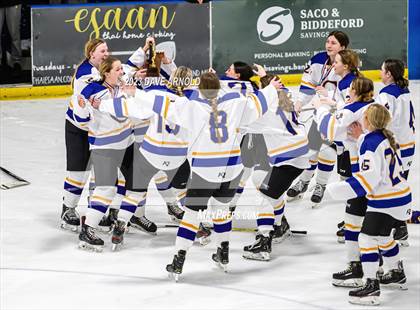 Thumbnail 1 in Yarmouth/Freeport vs. Cheverus/Kennebunk/OldOrchard/Windham (MPA State Final) photogallery.