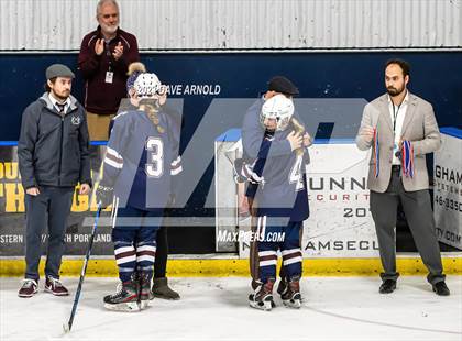 Thumbnail 2 in Yarmouth/Freeport vs. Cheverus/Kennebunk/OldOrchard/Windham (MPA State Final) photogallery.