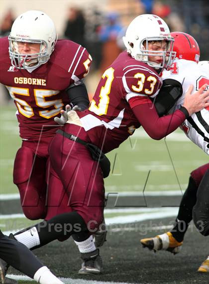Thumbnail 2 in Hodgeman County vs. Osborne (KSHSAA 8M Division 1 Final) photogallery.