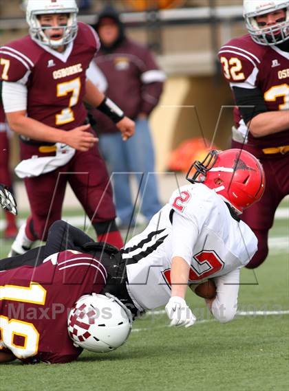 Thumbnail 2 in Hodgeman County vs. Osborne (KSHSAA 8M Division 1 Final) photogallery.