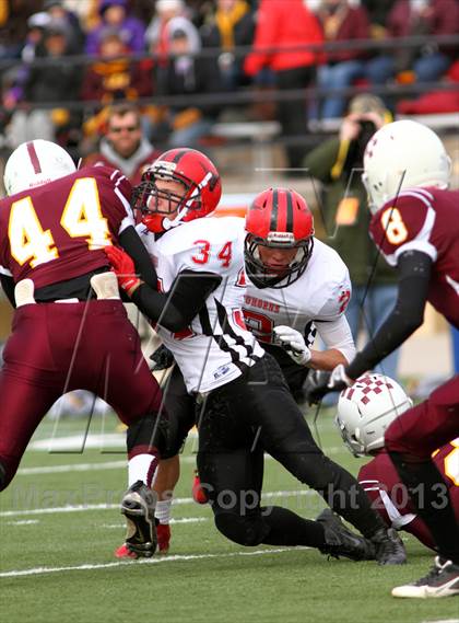 Thumbnail 2 in Hodgeman County vs. Osborne (KSHSAA 8M Division 1 Final) photogallery.