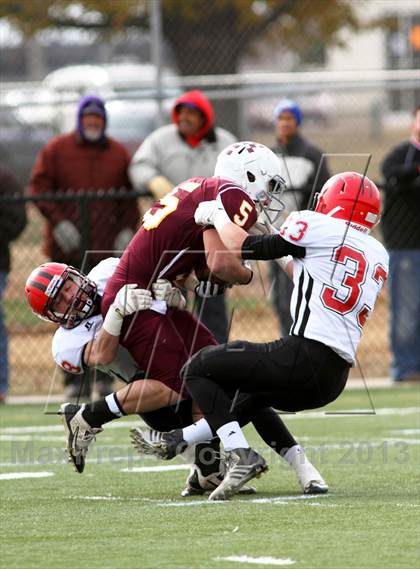 Thumbnail 2 in Hodgeman County vs. Osborne (KSHSAA 8M Division 1 Final) photogallery.
