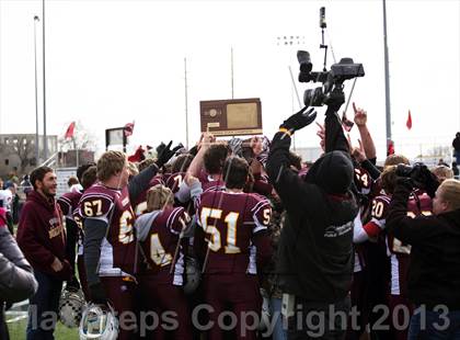 Thumbnail 2 in Hodgeman County vs. Osborne (KSHSAA 8M Division 1 Final) photogallery.