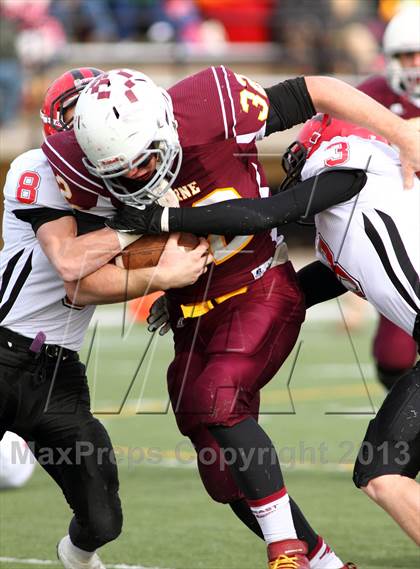 Thumbnail 2 in Hodgeman County vs. Osborne (KSHSAA 8M Division 1 Final) photogallery.