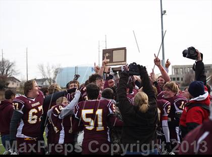 Thumbnail 2 in Hodgeman County vs. Osborne (KSHSAA 8M Division 1 Final) photogallery.