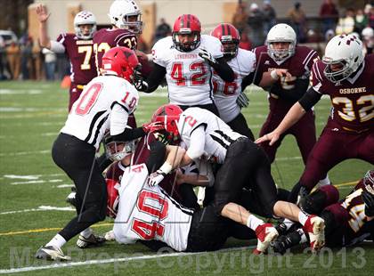 Thumbnail 2 in Hodgeman County vs. Osborne (KSHSAA 8M Division 1 Final) photogallery.