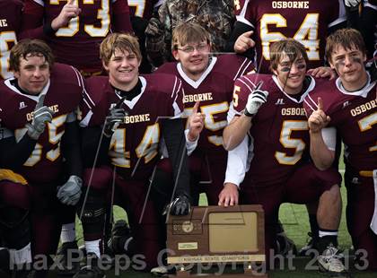 Thumbnail 3 in Hodgeman County vs. Osborne (KSHSAA 8M Division 1 Final) photogallery.