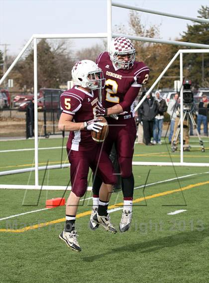 Thumbnail 2 in Hodgeman County vs. Osborne (KSHSAA 8M Division 1 Final) photogallery.