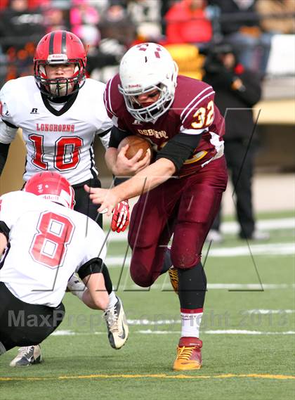 Thumbnail 2 in Hodgeman County vs. Osborne (KSHSAA 8M Division 1 Final) photogallery.