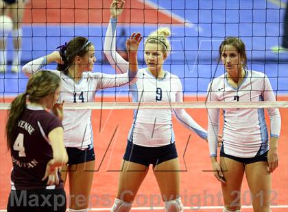 Thumbnail 3 in Cheyenne Mountain vs. Valor Christian (CHSAA 4A Semifinal) photogallery.