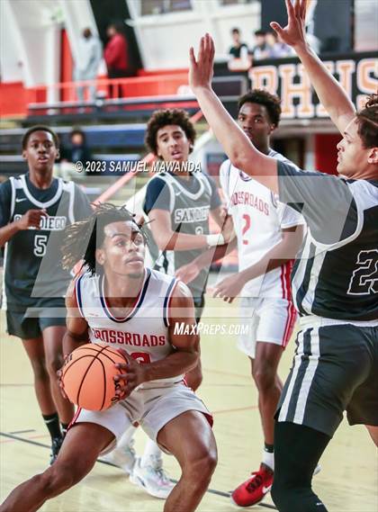 Thumbnail 2 in San Diego vs Crossroads (Beverly Hills Tournament) photogallery.