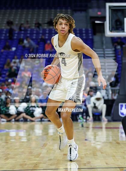 Thumbnail 3 in Plano East vs. Lake Ridge (UIL 6A Basketball Semifinal) photogallery.