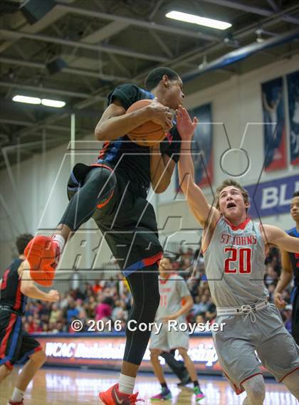 Thumbnail 2 in St. John's vs. DeMatha (WCAC Championship) photogallery.