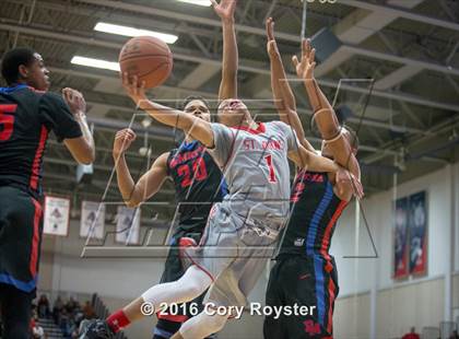 Thumbnail 1 in St. John's vs. DeMatha (WCAC Championship) photogallery.