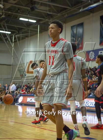 Thumbnail 3 in St. John's vs. DeMatha (WCAC Championship) photogallery.
