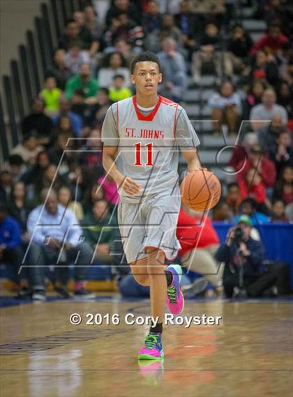 Thumbnail 3 in St. John's vs. DeMatha (WCAC Championship) photogallery.
