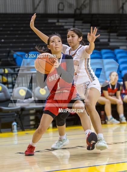 Thumbnail 3 in American vs Half Moon Bay (Santa Cruz Warriors NorCal Invitational) photogallery.