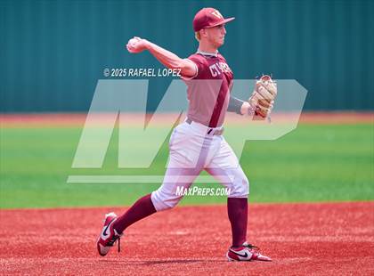 Thumbnail 3 in Royse City vs. Cypress Woods (UIL 6A D2 Baseball Regional Semis) photogallery.