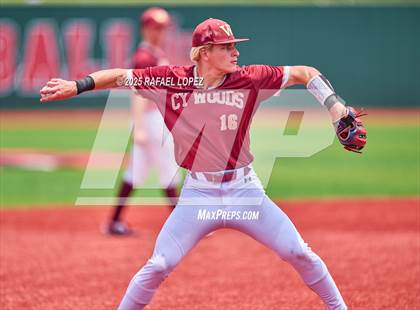 Thumbnail 1 in Royse City vs. Cypress Woods (UIL 6A D2 Baseball Regional Semis) photogallery.