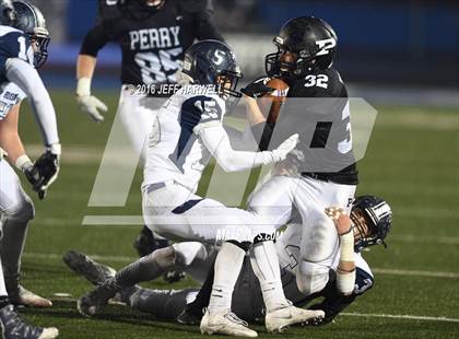 Thumbnail 3 in Hudson vs. Perry (OHSAA Division II Semifinal Playoff) photogallery.