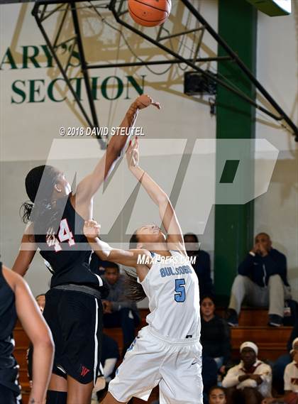 Thumbnail 2 in Harvard-Westlake vs. Centennial (St. Mary's Stockton MLK Showcase) photogallery.