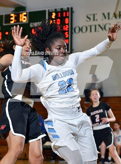 Thumbnail 2 in Harvard-Westlake vs. Centennial (St. Mary's Stockton MLK Showcase) photogallery.
