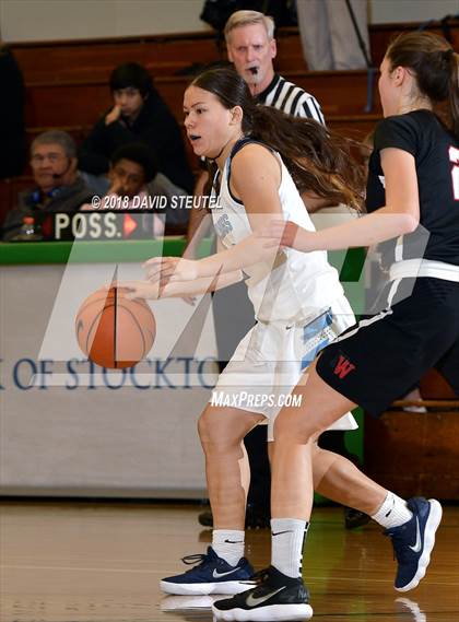 Thumbnail 2 in Harvard-Westlake vs. Centennial (St. Mary's Stockton MLK Showcase) photogallery.