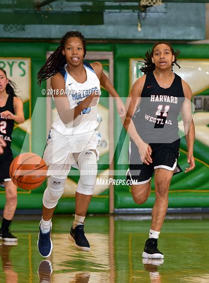 Thumbnail 2 in Harvard-Westlake vs. Centennial (St. Mary's Stockton MLK Showcase) photogallery.
