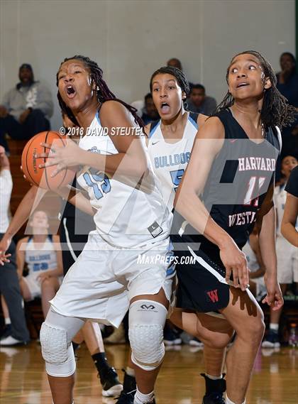 Thumbnail 2 in Harvard-Westlake vs. Centennial (St. Mary's Stockton MLK Showcase) photogallery.