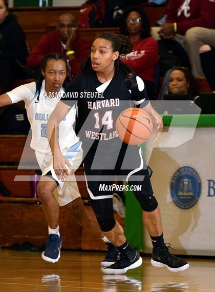 Thumbnail 1 in Harvard-Westlake vs. Centennial (St. Mary's Stockton MLK Showcase) photogallery.